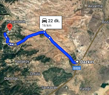 A.KARAHİSAR DAZKIRI HİSARALAN MAH.2.400M² TARLA SATILIK - AFYONKARAHİSAR DAZKIRI fotoğraf 2